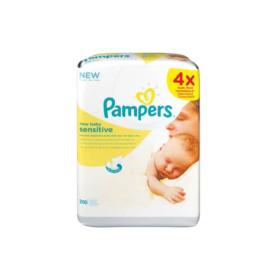 Pampers lingettes bébé new baby sensitive 4x50 lingettes - 200 lingettes  PAMPERS