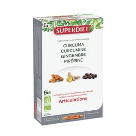 SUPER DIET Curcuma curcumine gingembre pipérine bio 300ml