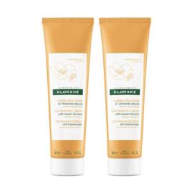 KLORANE Crème dépilatoire à l'amande douce lot 2x150ml