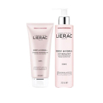 LIERAC Body hydra+ gommage micropeeling 200ml + lait repulpant 200ml