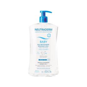 NEUTRADERM Baby eau nettoyante douceur 3 en 1 1L