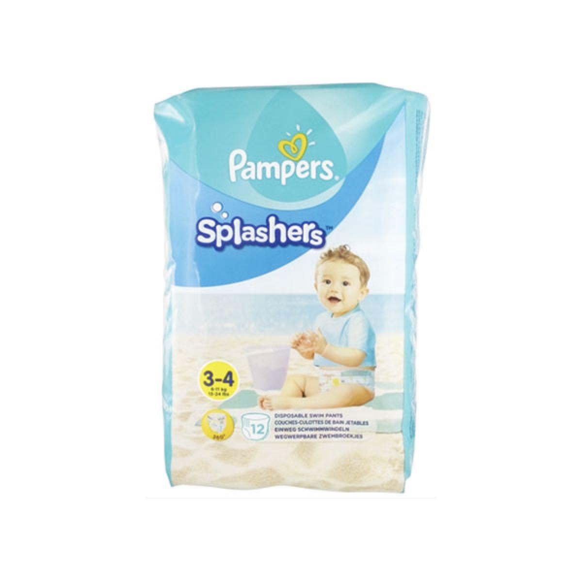 Pampers Splashers 12 Couches Culottes De Bain Jetables Parapharmacie Pharmarket