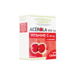 HERBESAN Acérola 1000mg vitamine C 30 comprimés à croquer