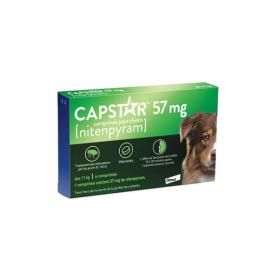 NOVARTIS SANTÉ ANIMALE Capstar grand chien 57mg 6 comprimés