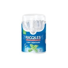 RICQLES 2 en 1 dentaire 50 fils & cure-dents