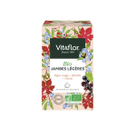 VITAFLOR Tisane jambes légères bio 18 sachets