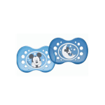 DODIE Disney 2 sucettes anatomiques nuit 18 mois bleu