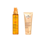 NUXE Sun huile bronzante visage et corps SPF 30 150ml + lait fraîcheur après soleil 100ml