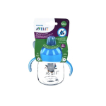 AVENT Tasse à bec anti-fuite pinguin bleu 260ml +12 mois