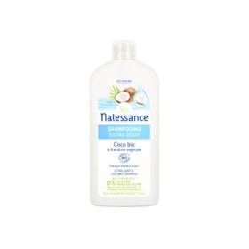 NATESSANCE Shampooing extra-doux coco bio et kératine végétale 500ml