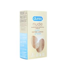 DUREX Nude extra large 8 préservatifs