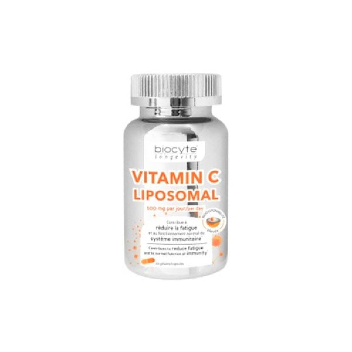 BIOCYTE Vitamine C liposomale 90 gélules Parapharmacie Pharmarket