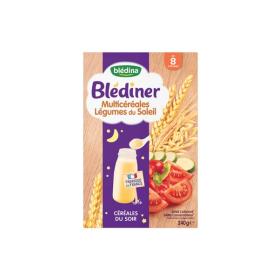 BLEDINA Blédiner céréales du soir multicéréales légumes du soleil 240g