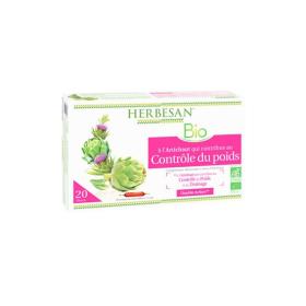 HERBESAN Contrôle de poids bio 20 ampoules