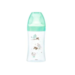 DODIE Biberon Initiation+ verre vert oiseaux 270ml  0-6mois