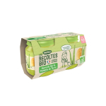 BLEDINA Les récoltes bio petits pois champignons riz dès 8 mois 2x200g