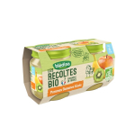 BLEDINA Les récoltes bio pommes bananes kiwis dès 6 mois 2x130g