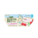 BLEDINA Les récoltes bio brassés framboises dès 6 mois 4x100g