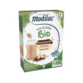 MODILAC Mes céréales bio cacao vanille 250g