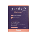 NUTRISANTÉ Manhae circ action 15+ circulation veineuse 30 gélules