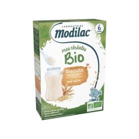 MODILAC Mes céréales biscuité bio dès 6 mois 250g