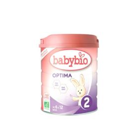 BABYBIO Lait bébé 2ème âge optimal bio 800g