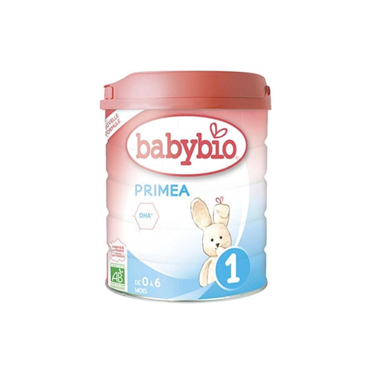 BABYBIO – LAIT BIO INFANTILE PRIMEA 1 POUR NOURRISSON ET BEBE AVANT 6 MOIS 800G