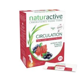 NATURACTIVE Circulation goût fraise 20 sticks fluides