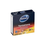 MANIX Tentations sélection 3 préservatifs