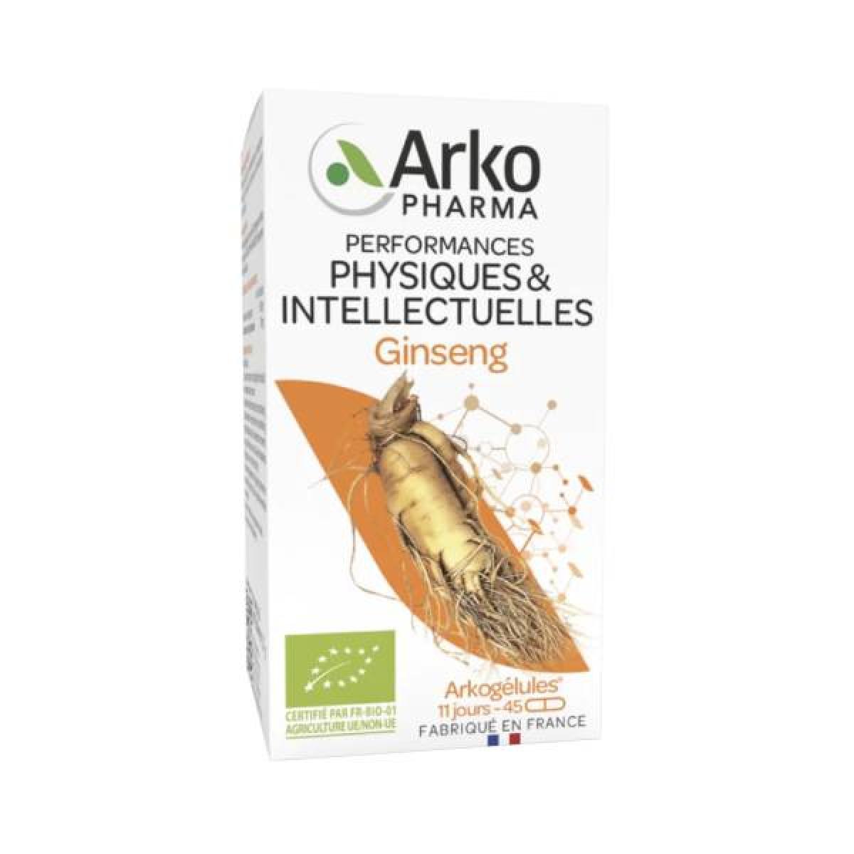 ARKOPHARMA Arkogélules ginseng bio 150 gélules Parapharmacie Pharmarket