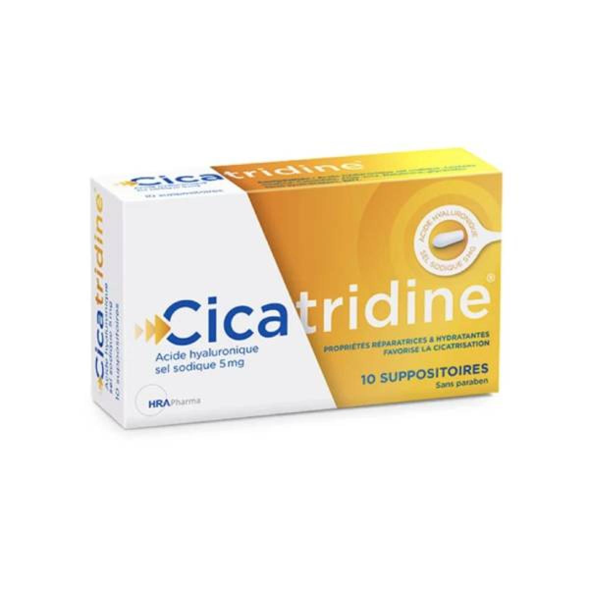 HRA PHARMA Cicatridine 10 suppositoires - Parapharmacie - Pharmarket