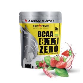 ERIC FAVRE BCAA 8.1.1 zero saveur fraise basilic 500g