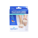 EPITACT Coussinets double protection hallux valgus oignon & douleurs plantaires 1 paire taille S