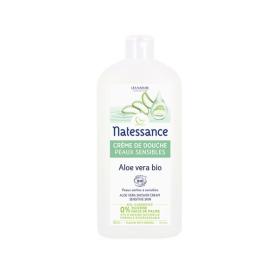 NATESSANCE Crème de douche peaux sensibles aloe vera bio 500ml