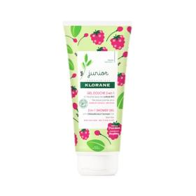 KLORANE Junior gel douche 2 en 1 framboise 200ml