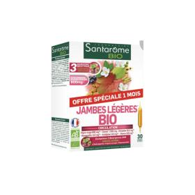 SANTAROME Bio jambes légères 30 ampoules