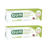 G.U.M Activital dentifrice Q10 lot 2x75ml