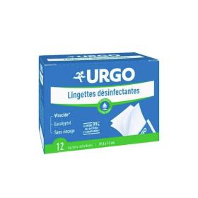 URGO 12 lingettes désinfectantes sachets individuels