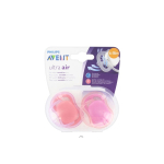 AVENT 2 sucettes ultra air rose 6-18 mois