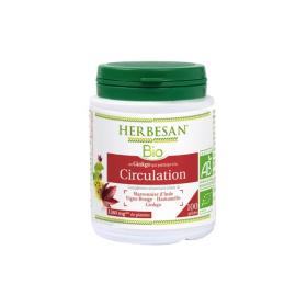 HERBESAN Bio circulation ginkgo biloba 100 gélules