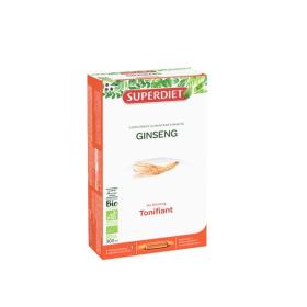 SUPER DIET Ginseng bio tonifiant 20 ampoules