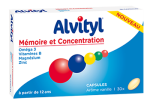 ALVITYL Mémoire et concentration 30 capsules
