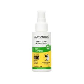 ALPHANOVA Spray anti-moustiques zone tempérée bio 75ml