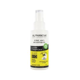 ALPHANOVA Spray anti-moustiques zone tropicale bio 75ml