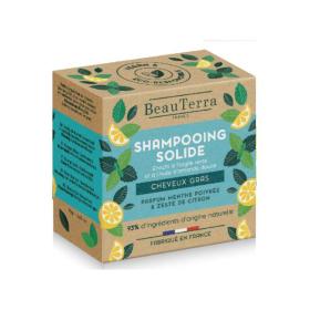 BEAUTERRA Shampooing solide cheveux gras 75g