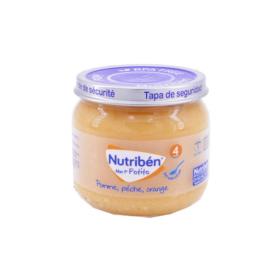 NUTRIBEN Mon 1er potito pomme, banane, biscuits, orange dès 4 mois 120g