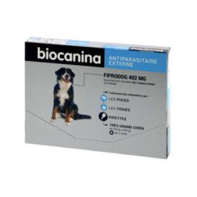 BIOCANINA Fiprodog 402mg solution spot-on très grands chiens 3 pipettes