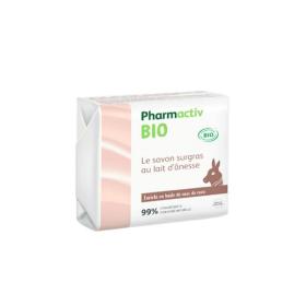 PHARMACTIV Bio le savon surgras au lait d'ânesse 100g