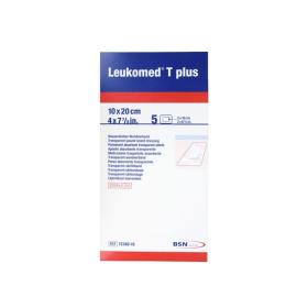 BSN MEDICAL Leukomed T plus 5 pansements absorbants transparents stériles 10x20cm