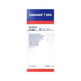 BSN MEDICAL Leukomed T plus 5 pansements absorbants transparents stériles 10x25cm